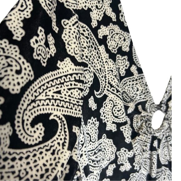 Michael Kors Paisley Print Velvet Jumpsuit Size XL - Picture 11 of 16